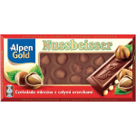 Alpen Gold Nussbeisser Milk Chocolate with Whole Hazelnuts 100g