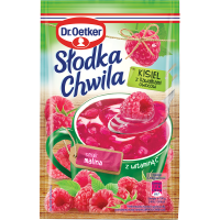 Dr Oetker Słodka Chwila Raspberry Flavoured Jelly with Pieces of Fruits 31,5g