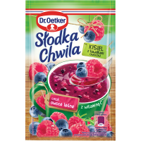Dr Oetker Słodka Chwila Forest Fruits Flavoured Jelly with Pieces of Fruits 31,5g
