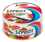 Graal Sprats In Tomato Sauce 300g