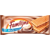 Jutrzenka Familijne Wafers with Cocoa-Cream Flavoured Cream 180g