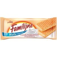 Jutrzenka Familijne Wafers with Cream Flavoured Cream 180g