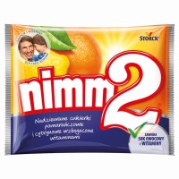 Nimm-2 Orange and Lemon Filled Candies with Vitamins 90g
