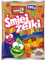Storck Nimm2 Smiejzelki Happies Gummi Softies Fruit Gums With Vitamins 130G