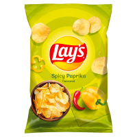 Lays Spicy Paprika Flavoured Potato Crisps 130g