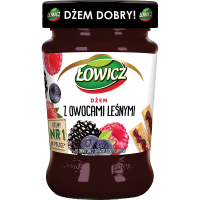 Łowicz Forest Fruits Low Sugar Jam 280g 