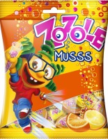 Mieszko Zozole Musss Lemon and Orange Flavoured Candy with Fizzy Filling 75g