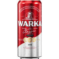 Warka Classic Lager alc 5,2% Beer can 500ml