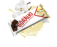 IDC Polonia Góralki Vanilla Flavour Dark Wafer with Milk Cream Filling 42g