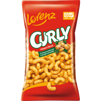 Curly Crunchy Corn Snack with Freshly Ground Peanuts 120g