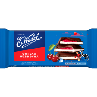 Wedel Dark Chocolate with Cherry Filling 100g