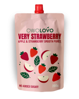 Owolovo Very Strawberry Apple and Strawberry Smooth Puree 200g