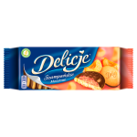 Delicje Szampańskie Chocolate Topped Jaffa Cakes with Apricot Flavoured Jelly 147g