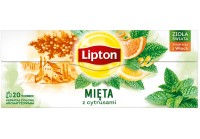 Unilever Lipton Mint With Citruses Flavoured Herbal Tea 20*1,3G