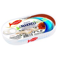 Mackerel fillets in Pepper Sauce 170g Graal