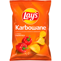 Chipsy Lay's Karbowane Pepper 130g