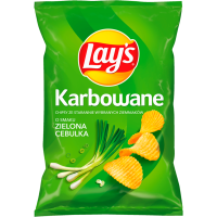 Chipsy Lay's Karbowane Green Onion 130g