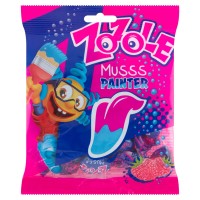 Musss Candies Zozole Painter Blue Raspberry Flavoured 75g Mieszko