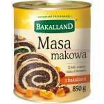 Poppy Seed Filling with Dried Fruit and Nuts 850g Bakalland