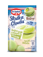Pistachio Macaroons Flavoured Pudding Słodka Chwila 43g Dr Oetker