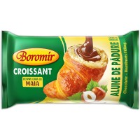 Croissant with Chocolate and Rhum Cream Croissant Crema Ciocolata cu Rom 60g Boromir