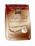 Wafer Rolls with Cappuccino Cream - Wafer Rolls Crema de Cappuccino 200g Naty