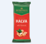 Sunflower Halva Druzhkovskaya Peanuts Flavoured 200g Sia Fudeks