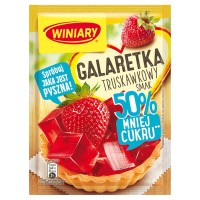Jelly Strawberry Flavoured 50% Less Sugar 39g Winiary