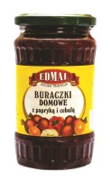 Homemade Style Beetroots with Paprika and Onion 370ml Edmal