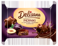 Gingerbread in Chocolate with Plum Filling 200g Delicpol