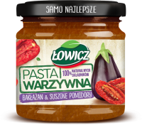 Vegetable Spread with Aubergine and Sun-Dried Tomatoes 180g Łowicz