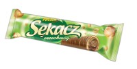 Wafer Sękacz with Nut Filling in Chocolate 32g Wisła