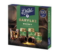 Chocolate Barrels Wedel with Whisky Filling 200g 