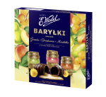 Chocolate Barrels Wedel with Bright Fruits Filling 200g