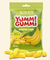 Jelly Candy Yummi Gummi Banana Land 70g Roshen