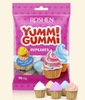 Jelly Candy Yummi Gummi Funny Cupcakes 70g Roshen