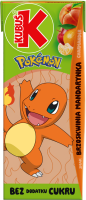 Drink Kubuś Mandarin Peach Pokemon  200ml Maspex