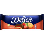 Delicje Chocolate Topped Jaffa Cakes with Strawberry Flavoured Jelly 147g Mondelez