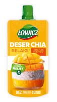 Mousse Łowicz Dessert Chia Pinaapple Mango 120g Maspex